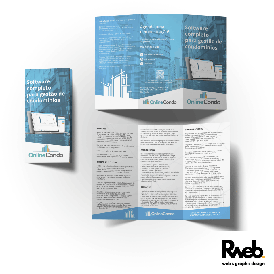 Folder 2 dobras OnlineCondo
