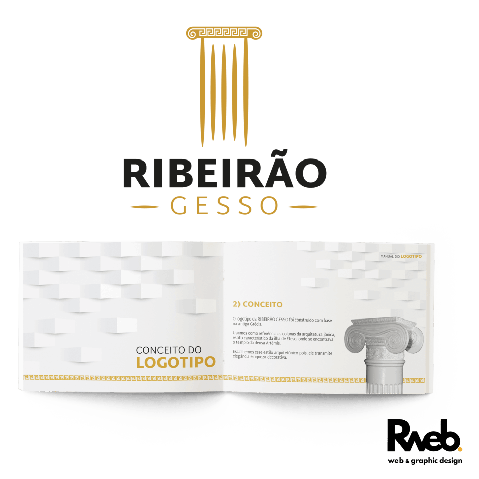 Logotipo e Manual da Marca Ribeirão Gesso